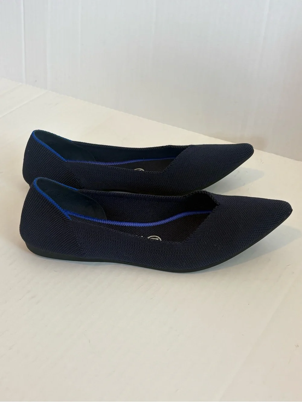 Rothy's Navy The Point Knit Flats - Women's 7.5